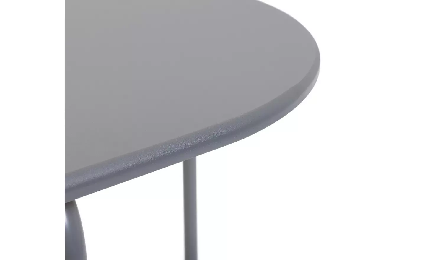 Habitat Jayla Metal Grey Dining Table & 4 Grey Chairs