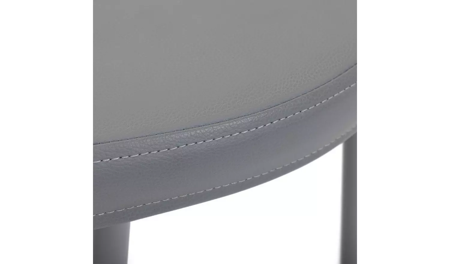 Habitat Jayla Metal Grey Dining Table & 4 Grey Chairs