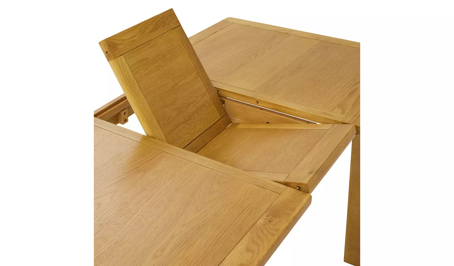 Argos Home Ashwell Ext Oak Dining Table & 4 Grey Chairs