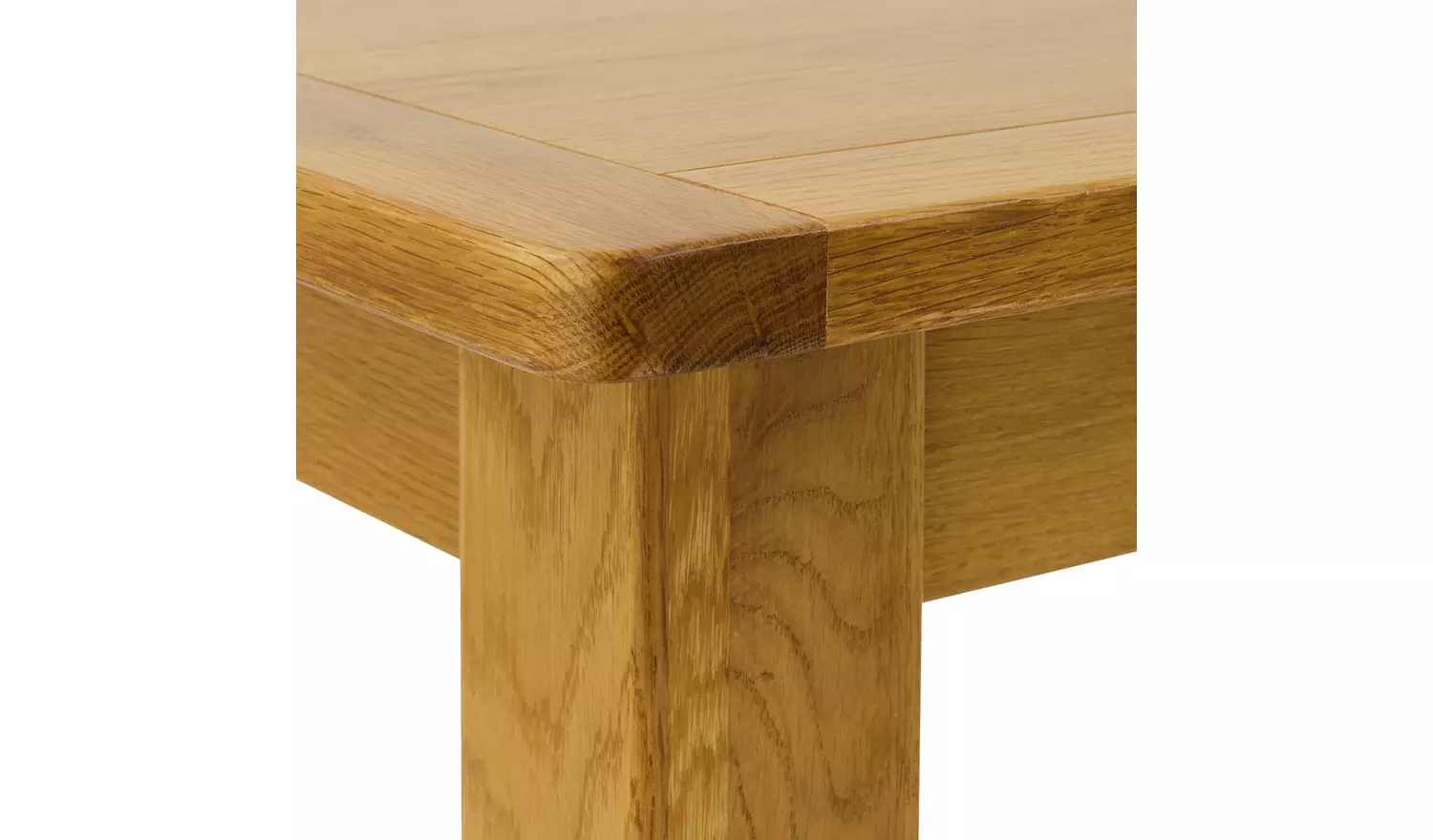 Argos Home Ashwell Ext Oak Dining Table & 4 Grey Chairs