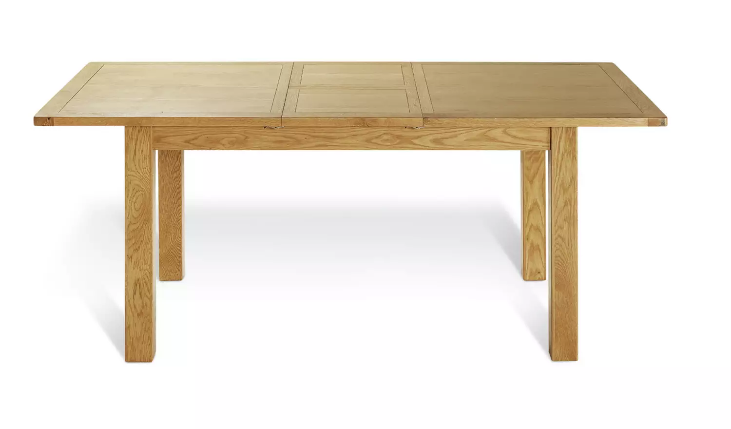 Argos Home Ashwell Ext Oak Dining Table & 6 Grey Chairs