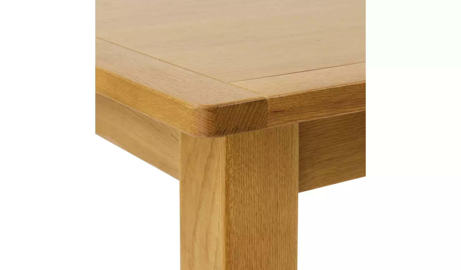 Argos Home Ashwell Ext Oak Dining Table & 6 Grey Chairs