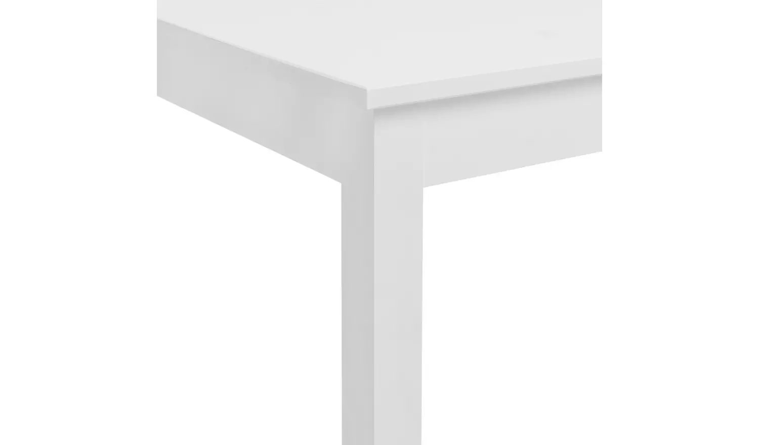 Argos Home Raye White Dining Table & 4 White Chairs