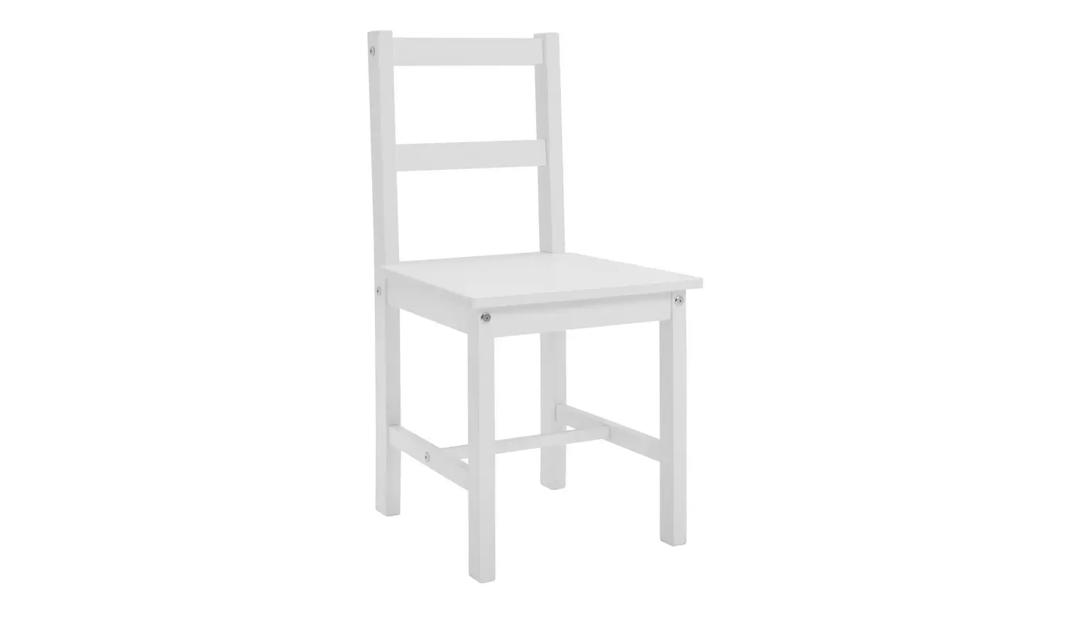 Argos Home Raye White Dining Table & 4 White Chairs