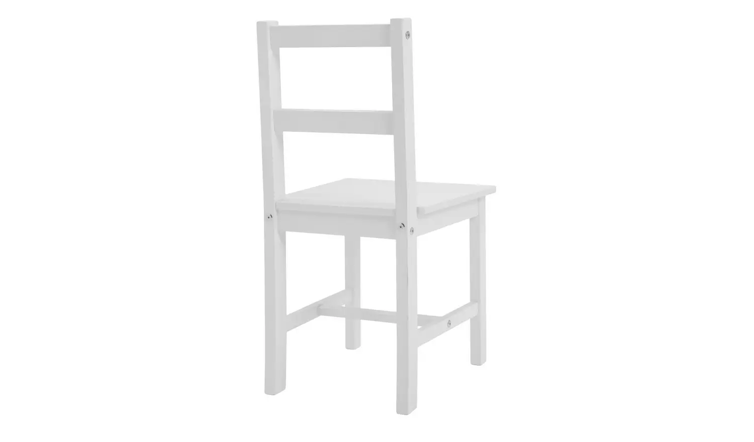 Argos Home Raye White Dining Table & 4 White Chairs