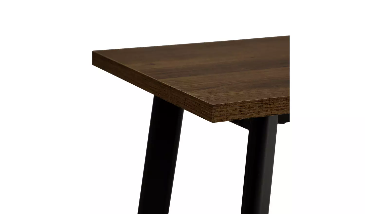 Argos Home Railo Walnut Dining Table & 2 Walnut Benches