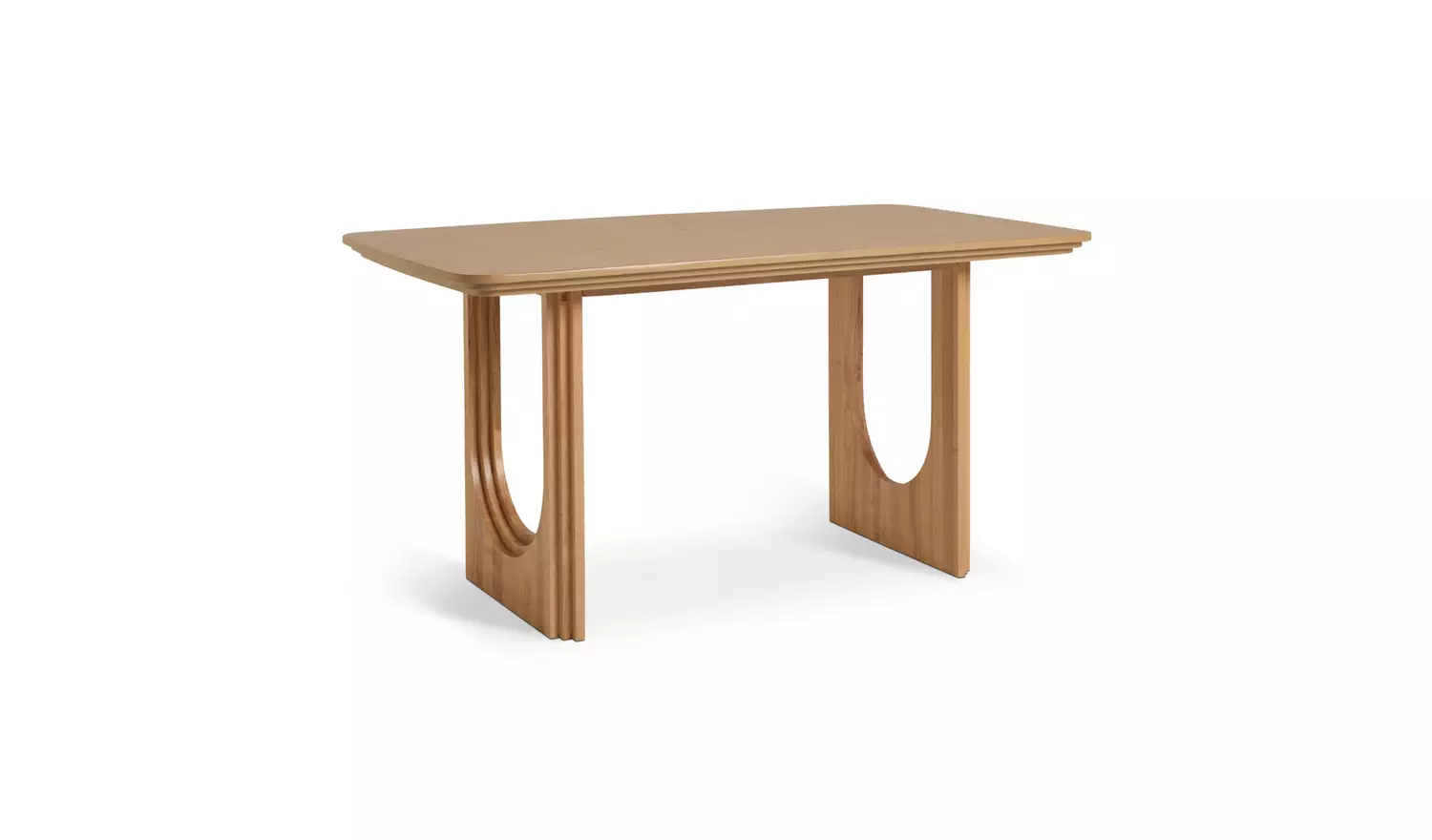 Habitat Trezy Oak Dining Table & 2 Oak Benches