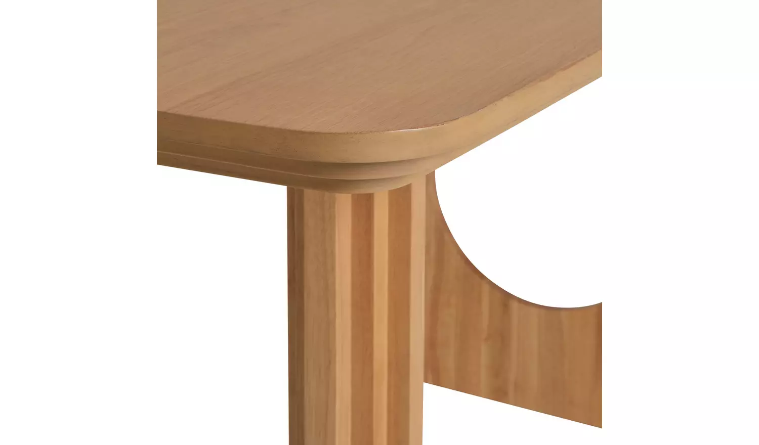 Habitat Trezy Oak Dining Table & 2 Oak Benches