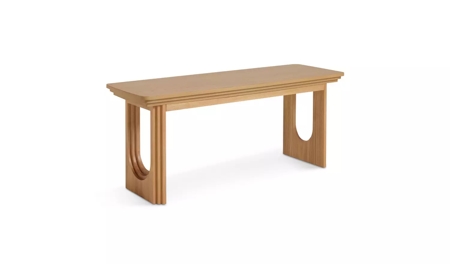 Habitat Trezy Oak Dining Table & 2 Oak Benches