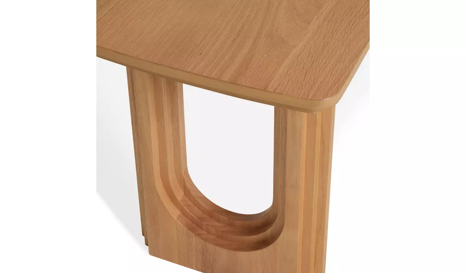 Habitat Trezy Oak Dining Table & 2 Oak Benches