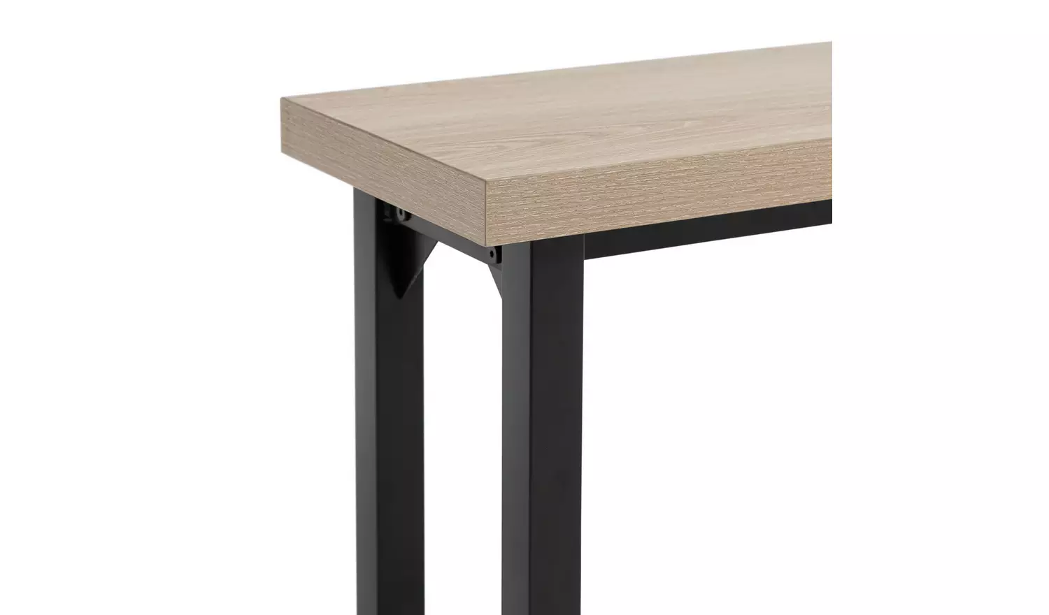 Habitat Zayn Birch Dining Table & 2 Birch Benches