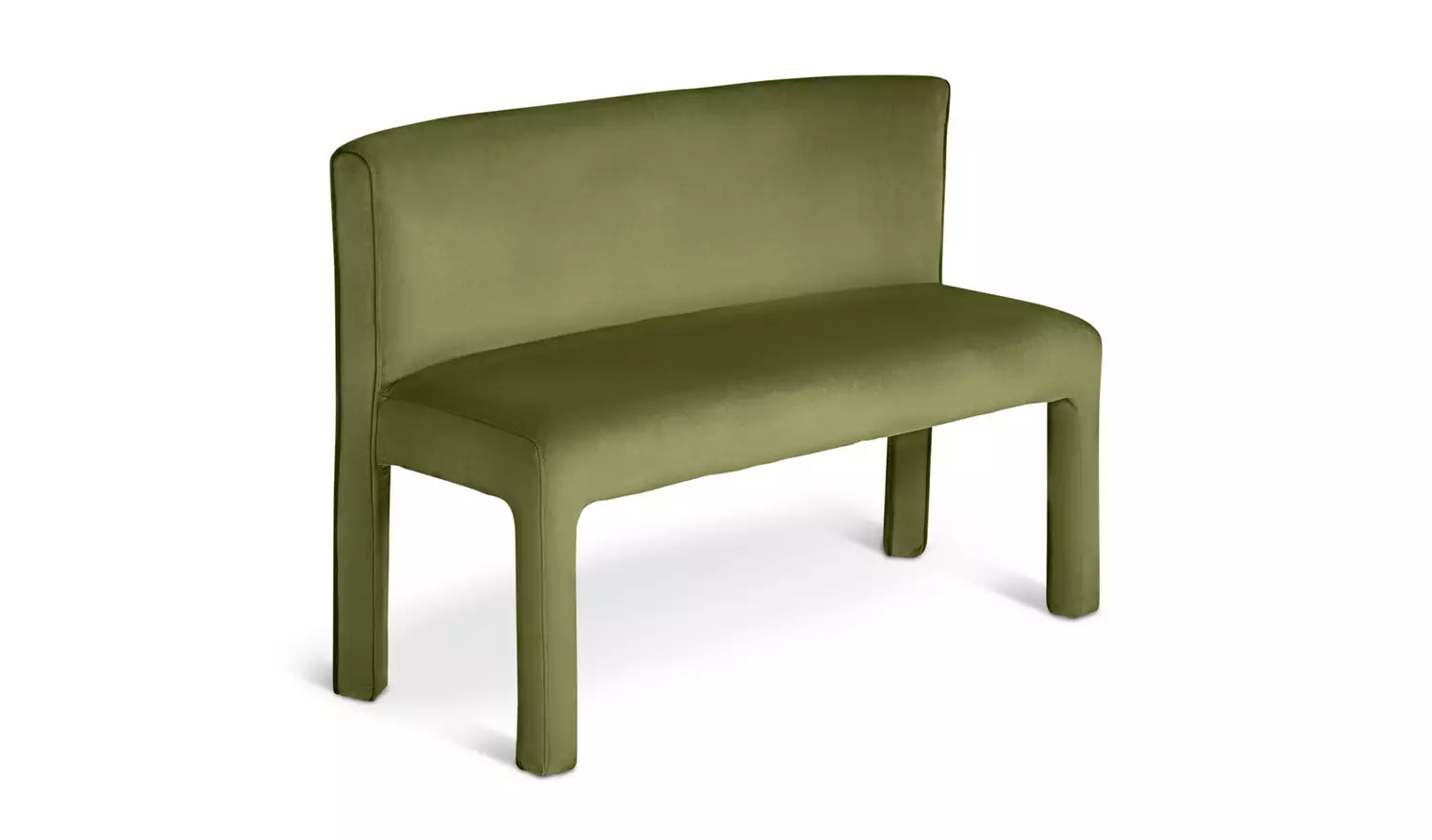 Habitat Jericho Natural Dining Table, Bench & 4 Green Chairs