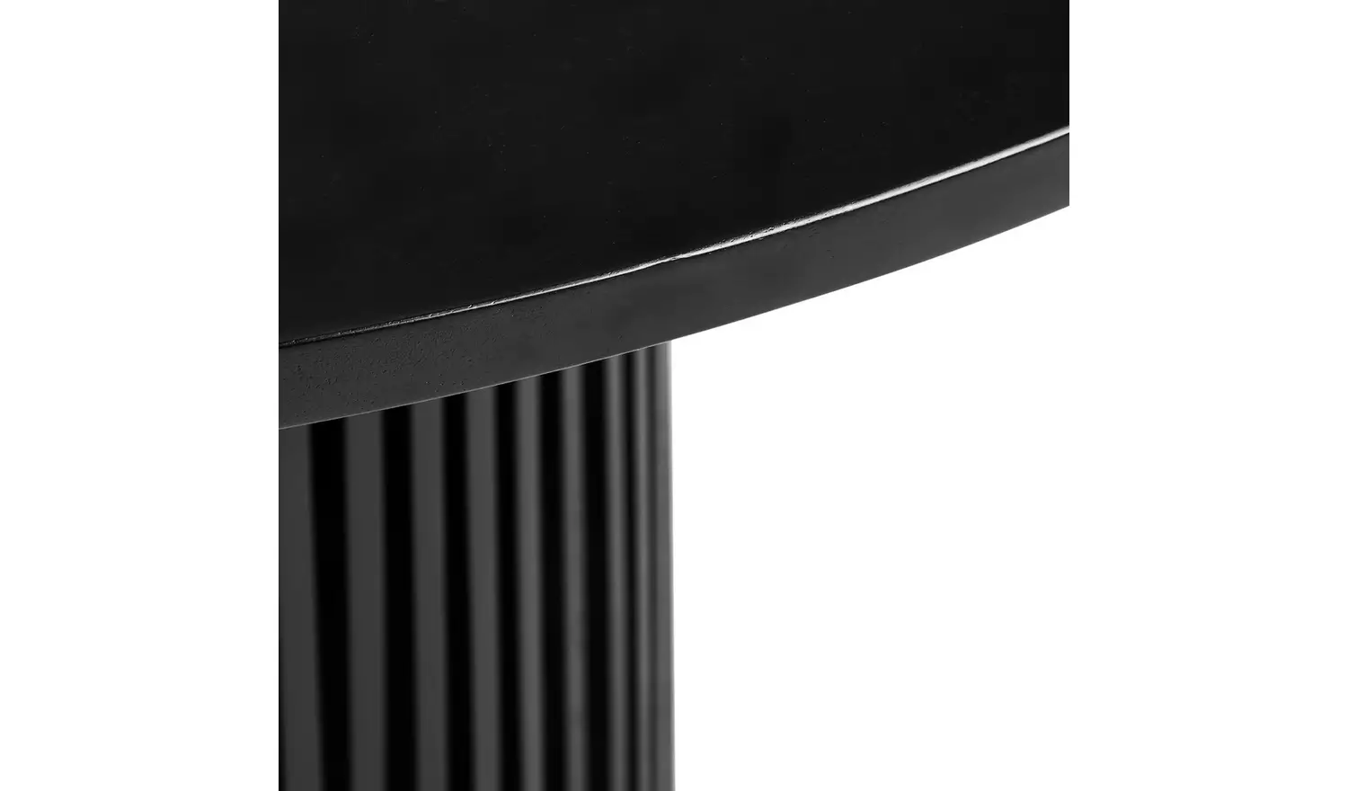 Habitat Jericho Black Dining Table & 4 Natural Chairs