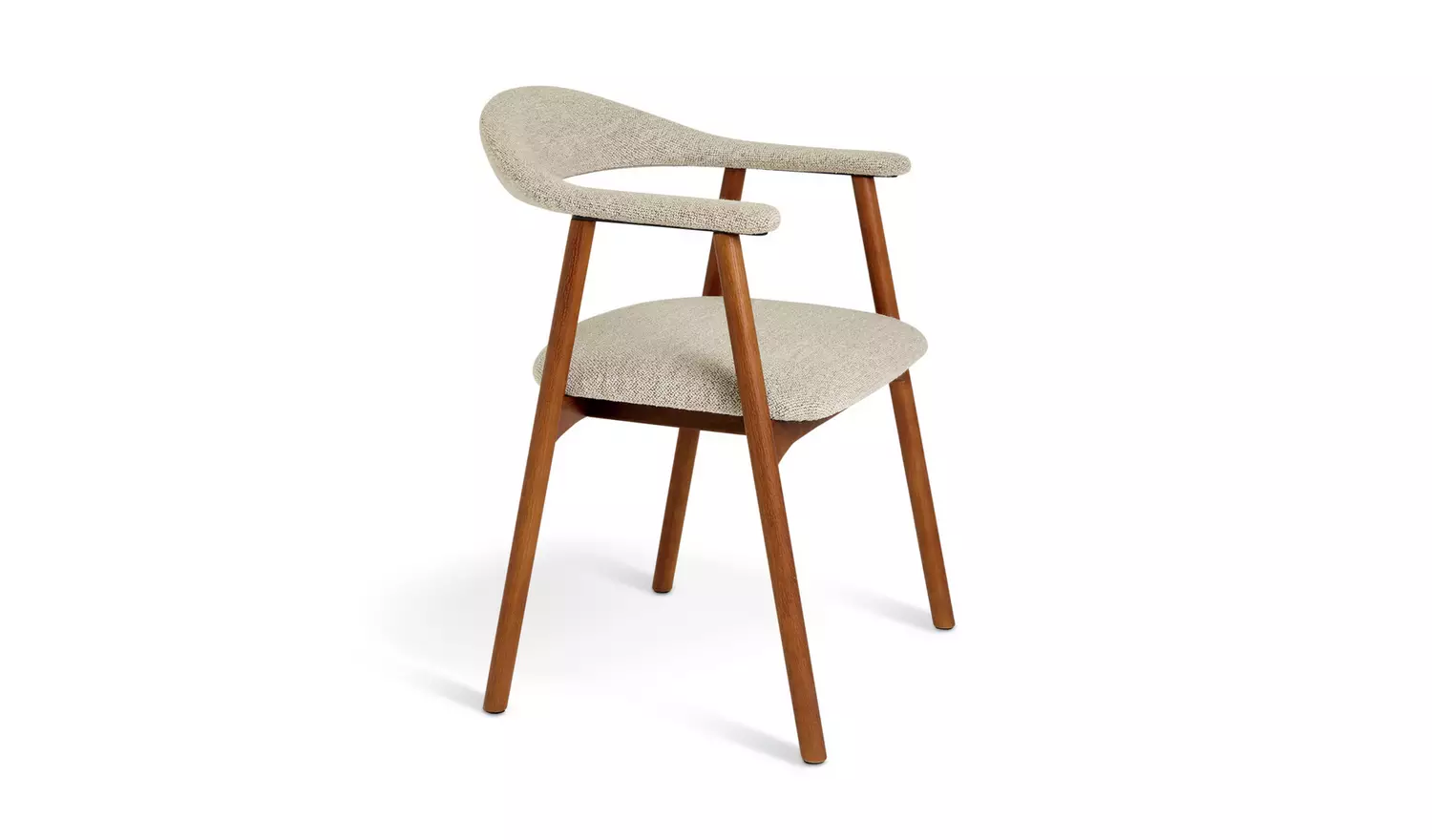 Habitat Callan Extend Walnut Dining Table & 6 Walnut Chairs