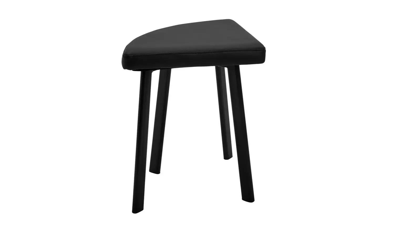 Argos Home Tayla Black Dining Table & 4 Black Stools