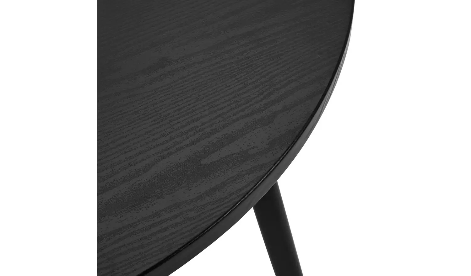 Argos Home Tayla Black Dining Table & 4 Black Stools