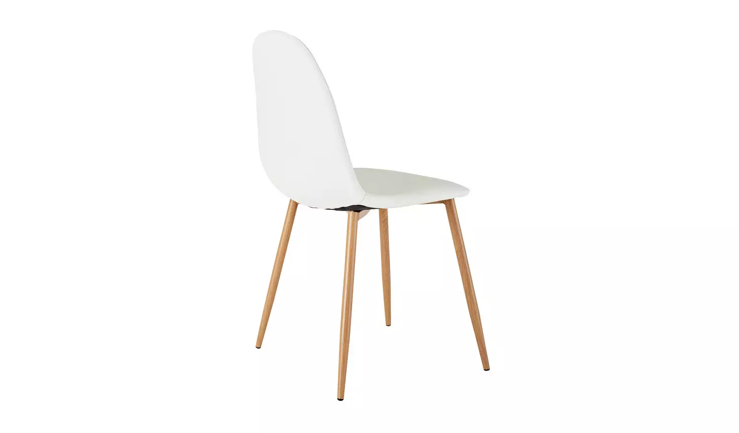 Argos Home Miami Extend Oak Dining Table & 4 White Chairs