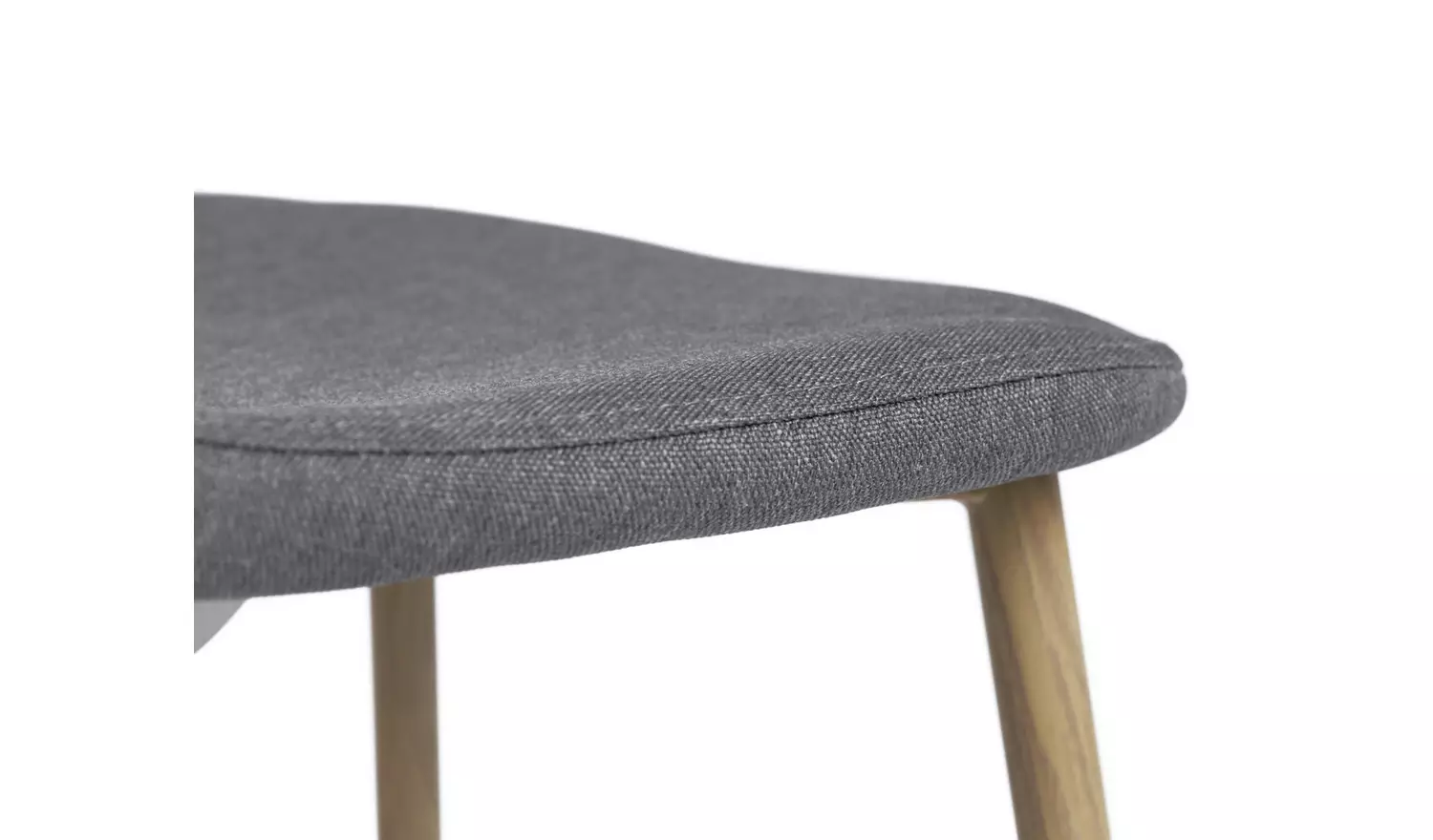 Argos Home Miami Ext Oak Dining Table & 6 Grey Chairs