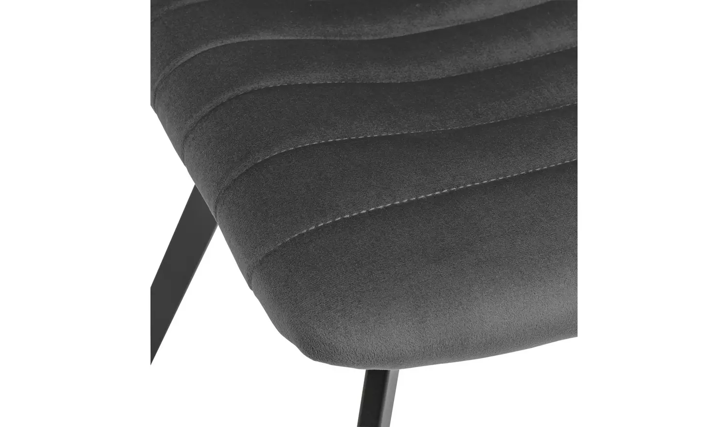 Argos Home Miami Ext Oak Dining Table & 4 Charcoal Chairs