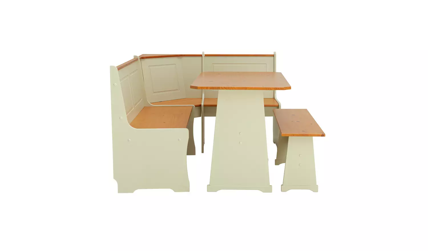 Argos Home Haversham Pine Dining Table & 1 Pine Bench