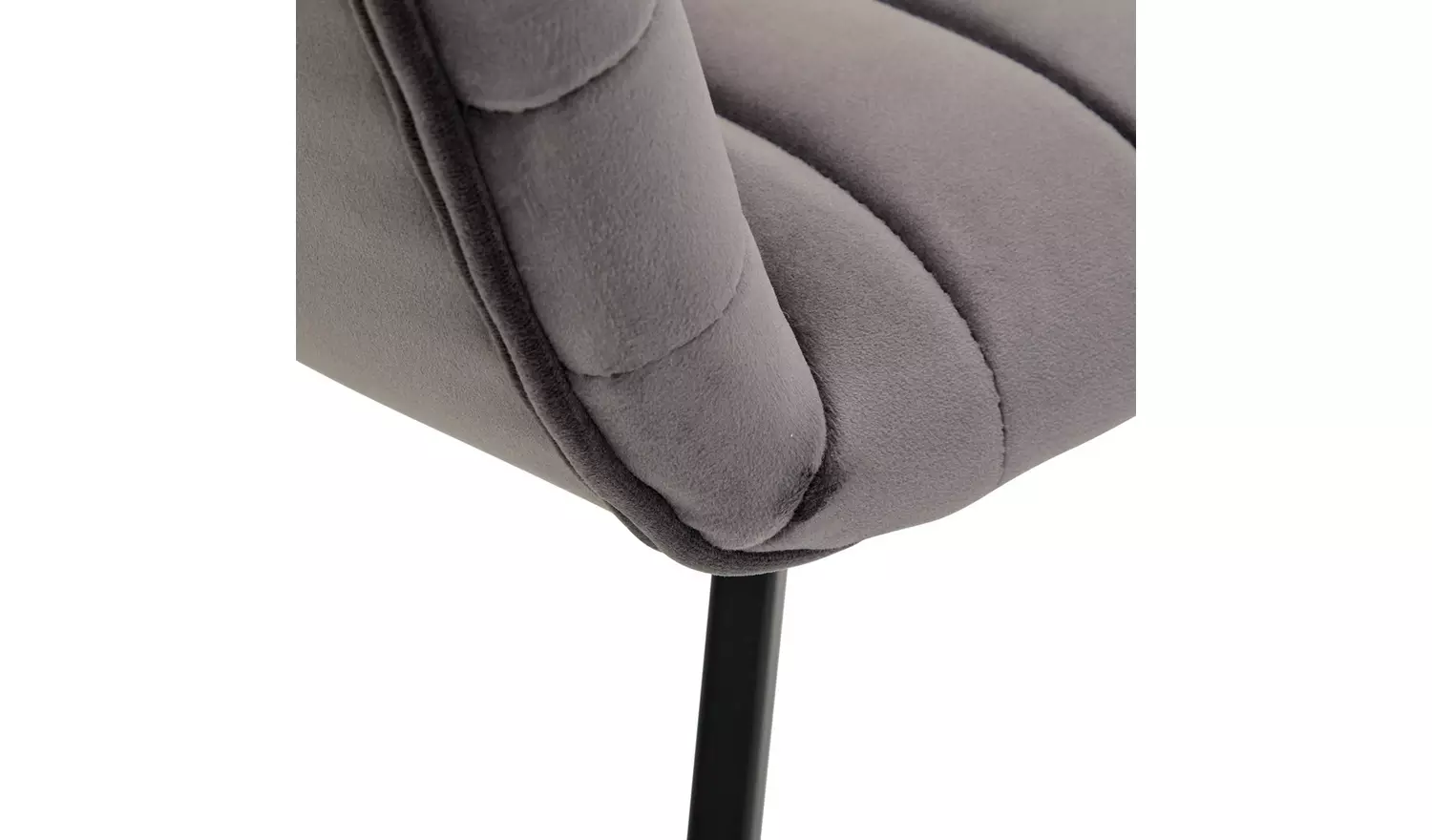 Argos Home Zayn Birch Dining Table & 6 Charcoal Chairs