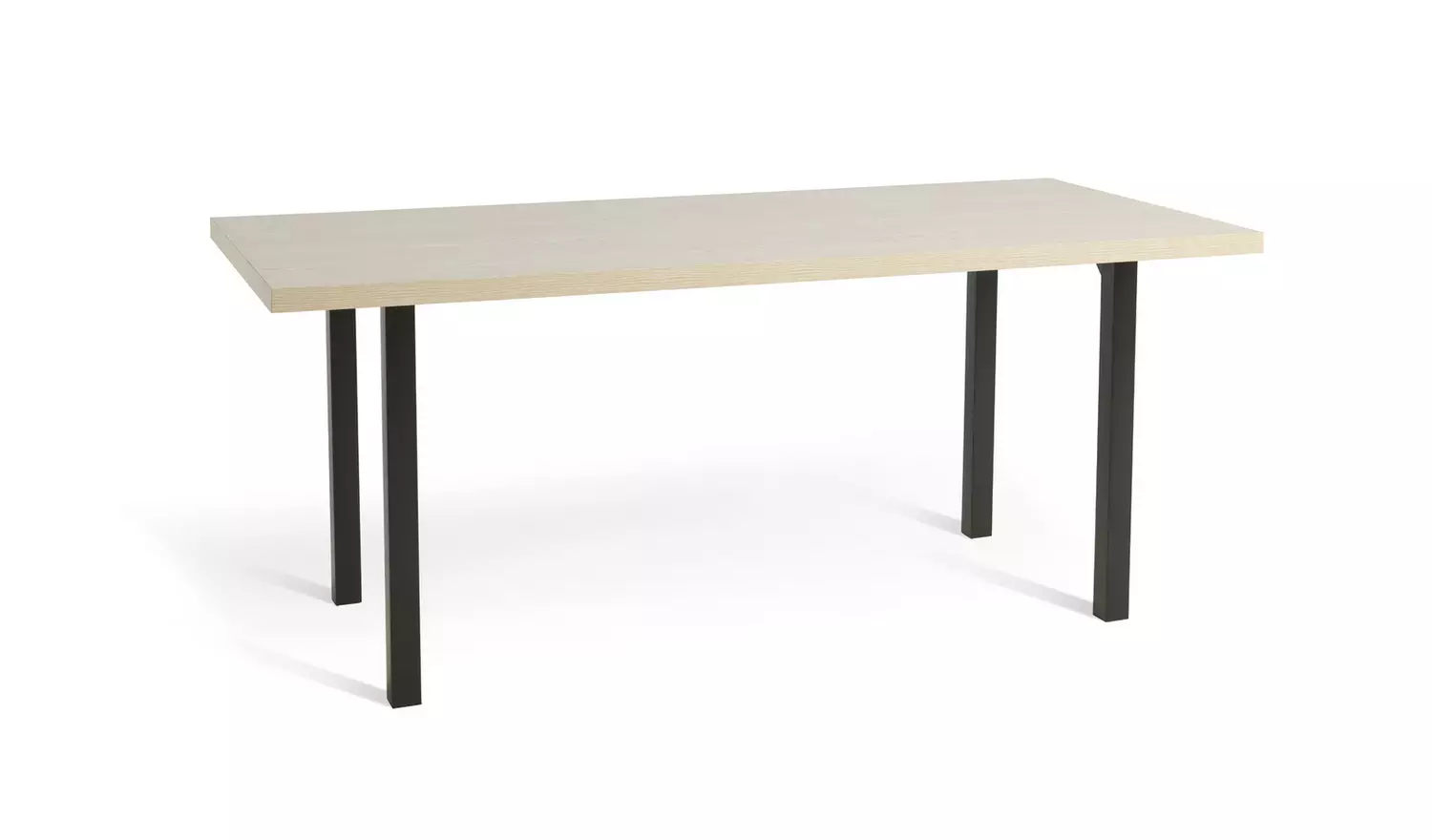 Habitat Zayn Birch Dining Table,2 Bench & 2 Charcoal Chairs