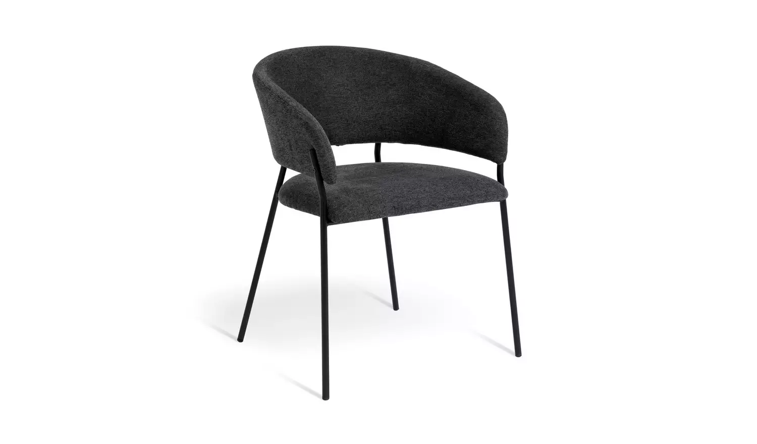 Habitat Zayn Birch Dining Table,2 Bench & 2 Charcoal Chairs