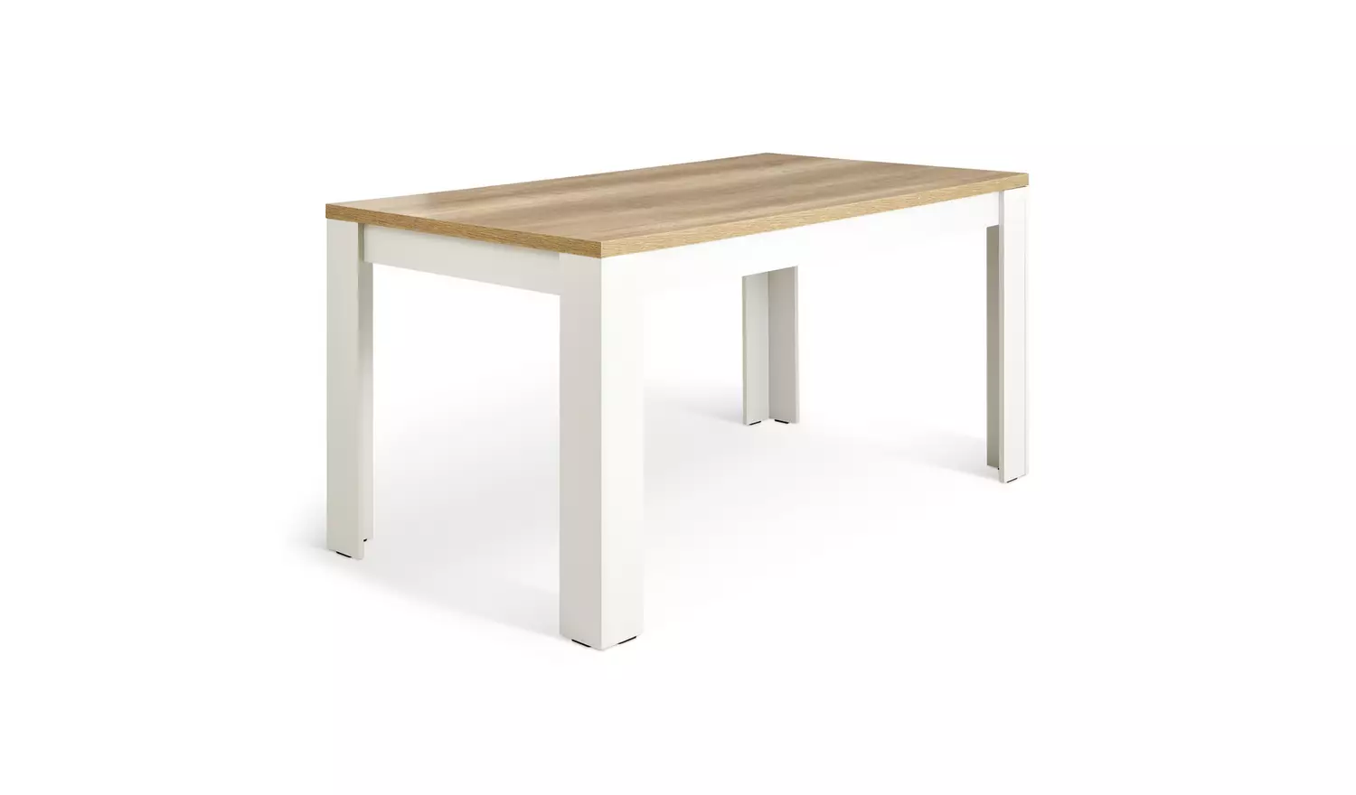 Argos Home Preston Grey Dining Table & 6 Tan Chairs