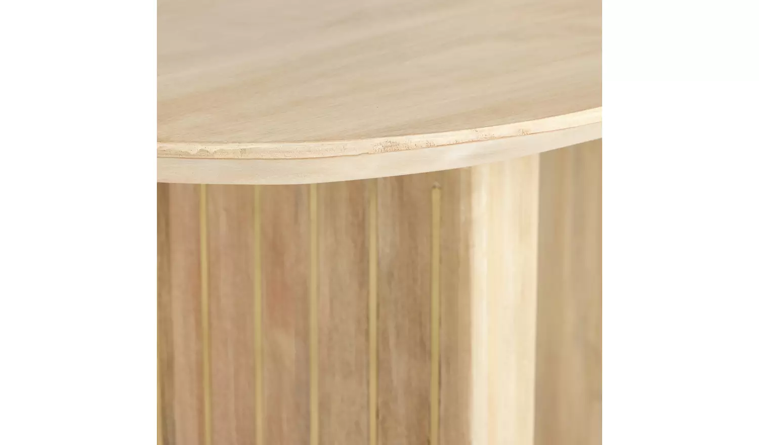 Habitat Samara Natural Dining Table And 6 White Chairs