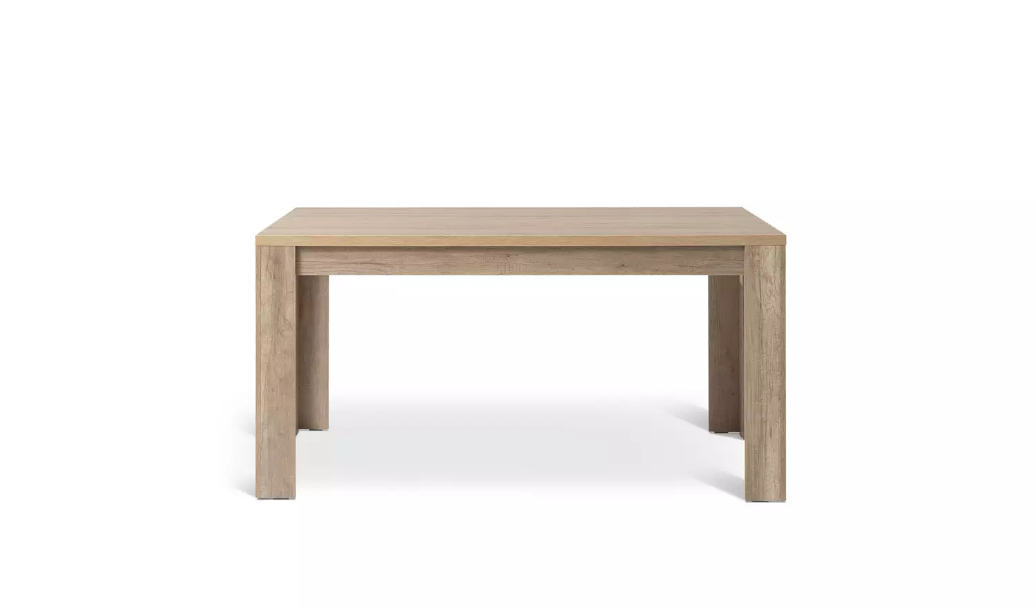 Argos Home Preston Oak Dining Table & 6 Grey Chairs