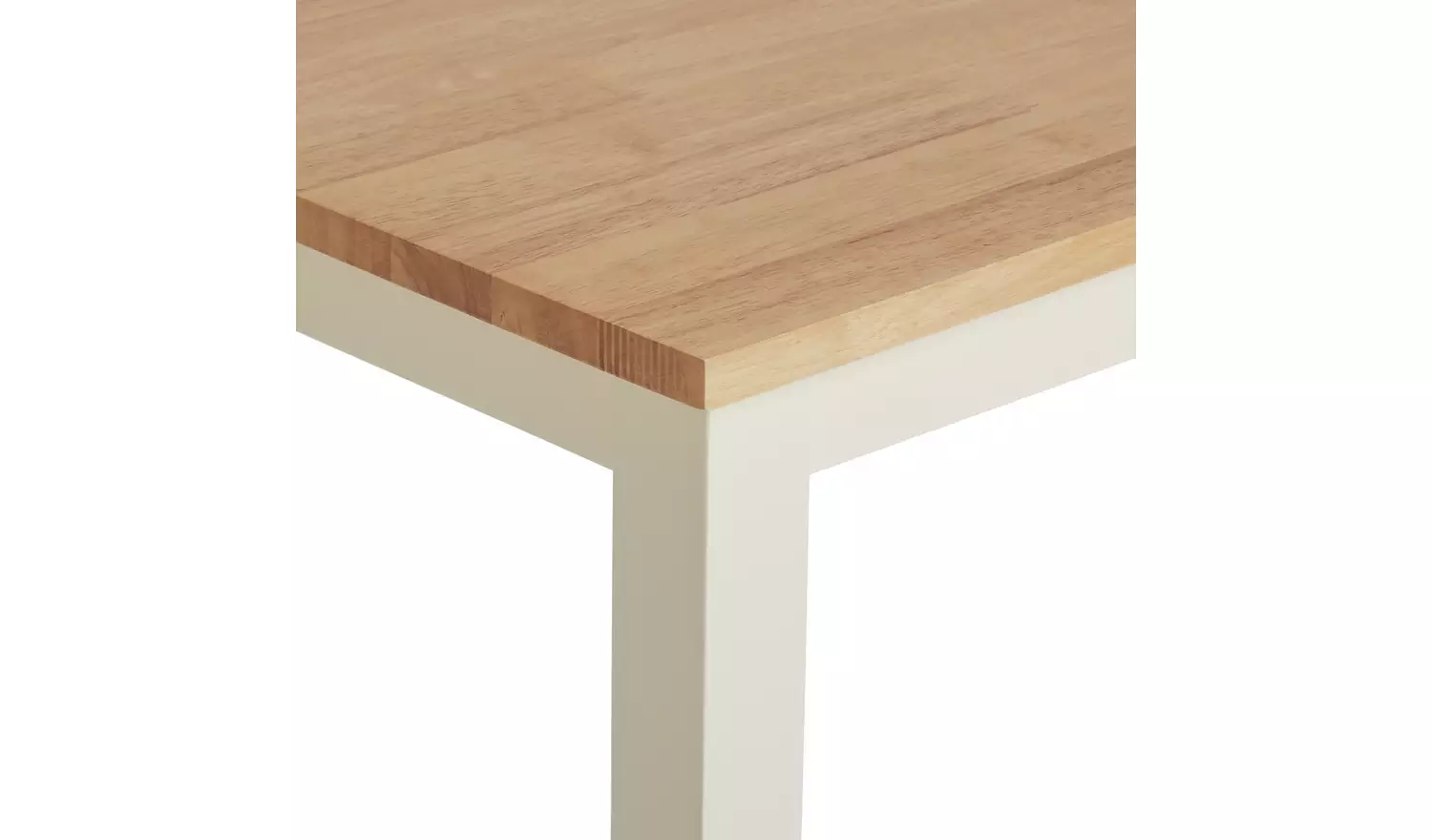 Argos Home Chicago Ext White Dining Table & 6 White Chairs