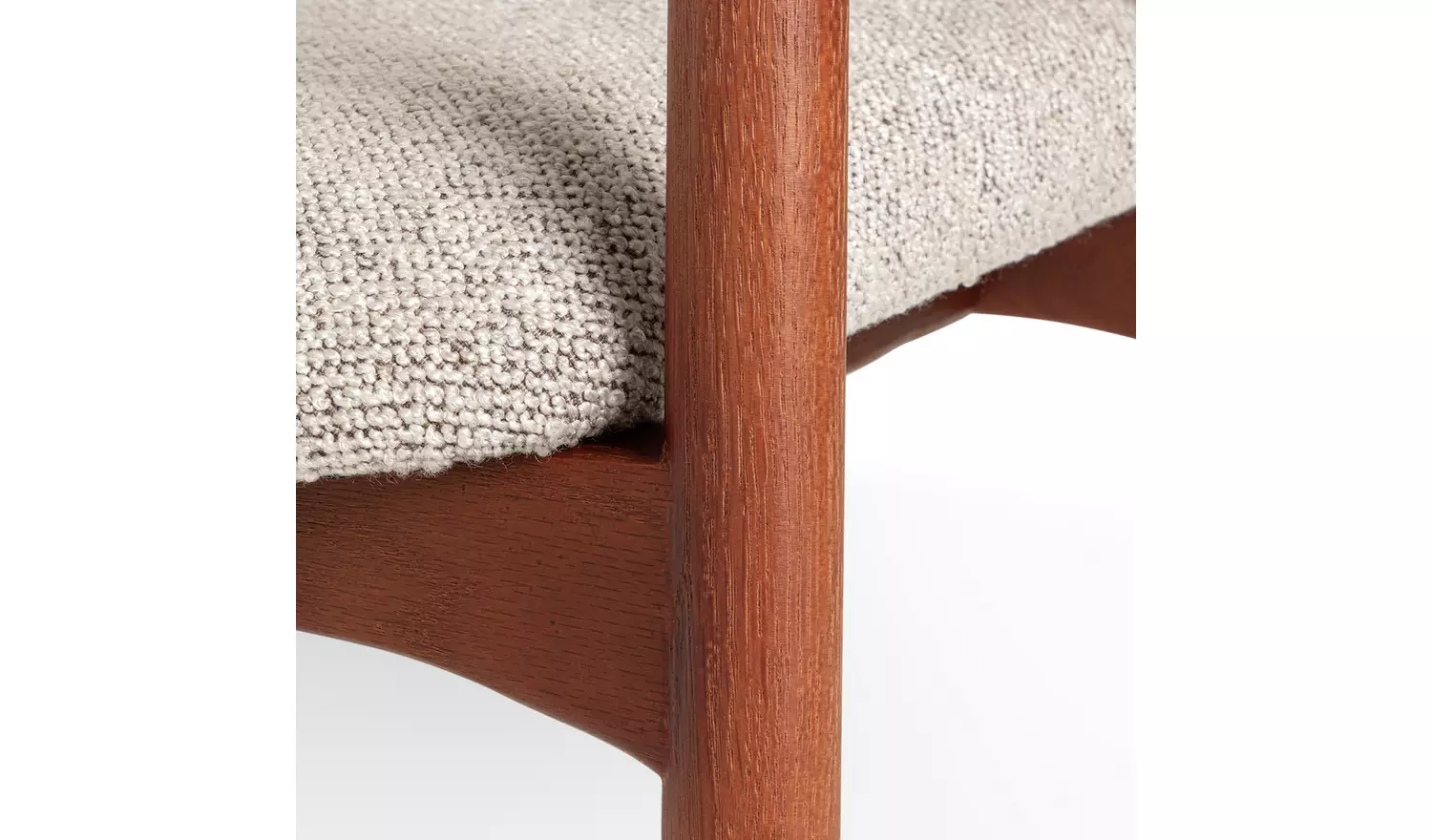 Habitat Zela Glass Walnut Dining Table & 6 Walnut Chairs