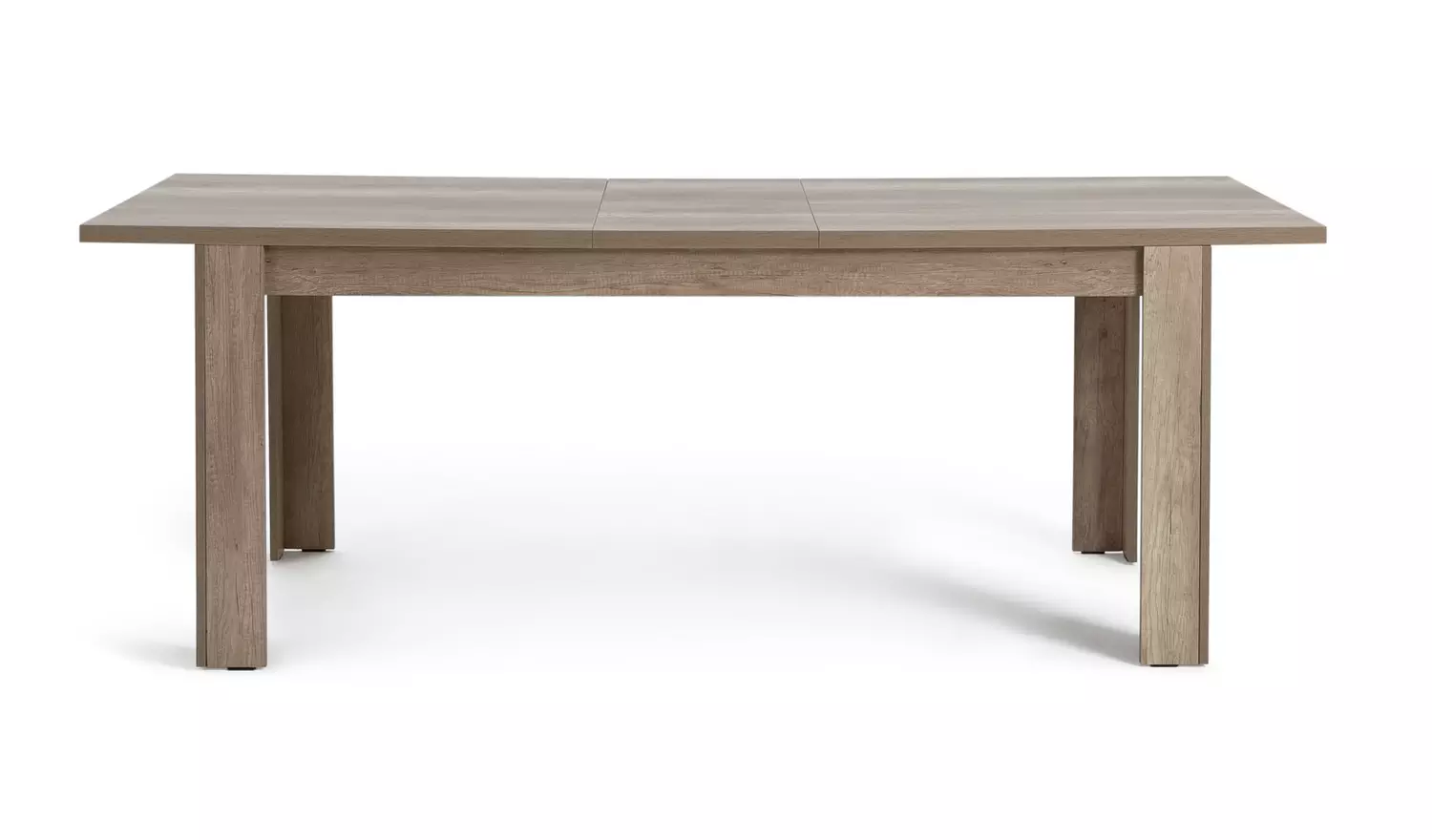 Argos Home Preston Ext Oak Dining Table & 6 Charcoal Chairs