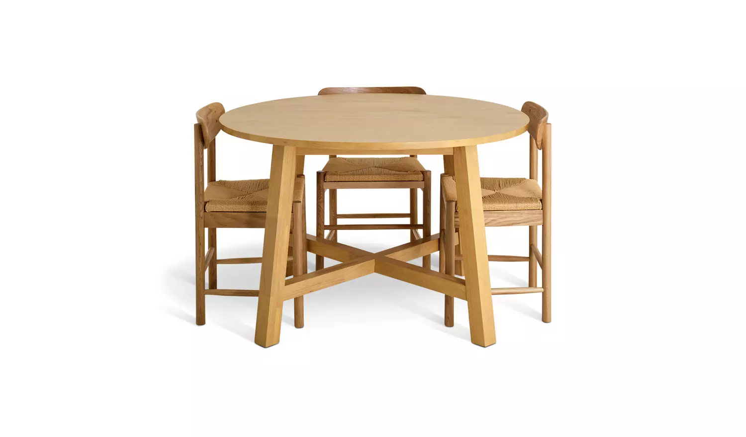 Habitat Trieste Oak Dining Table And 4 Chairs