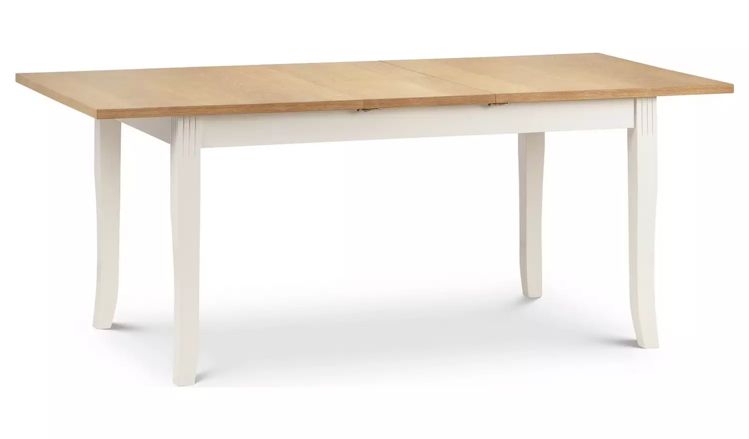 Julian Bowen Davenport Ivory Dining Table & 6 Ivory Chairs