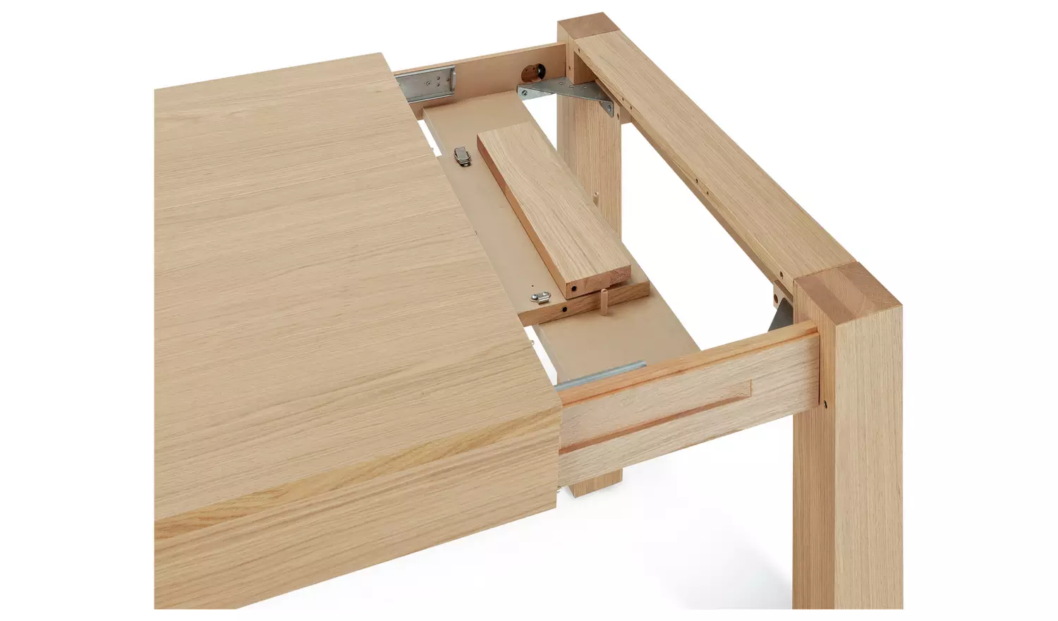 Habitat Alston Oak Dining Table, 1 Bench & 4 Chairs