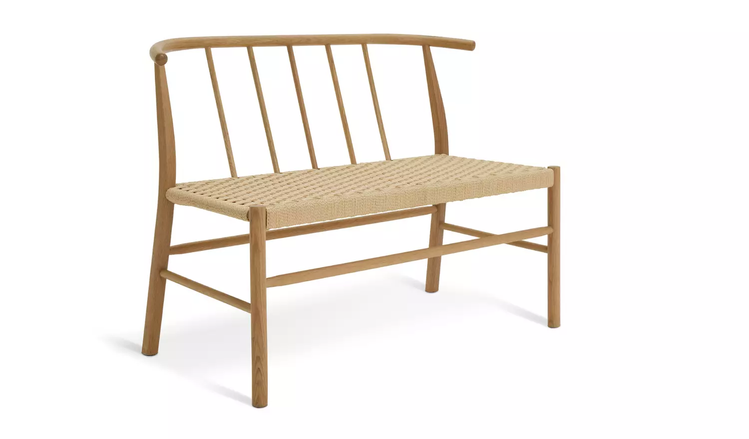 Habitat Alston Oak Dining Table, 1 Bench & 4 Chairs