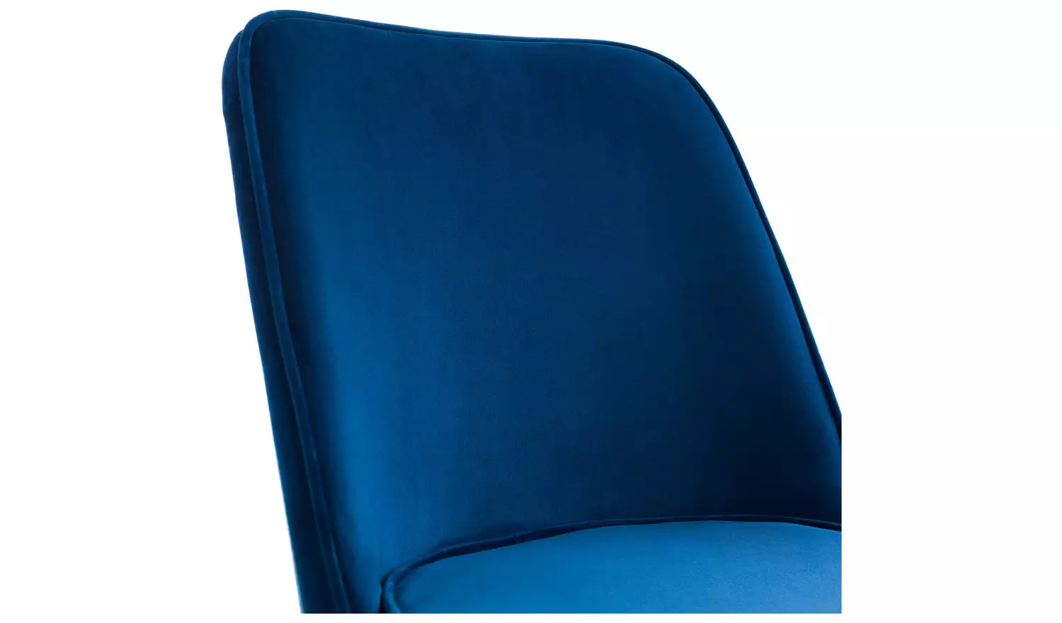 Julian Bowen Berwick Oak Dining Table & 4 Blue Chairs