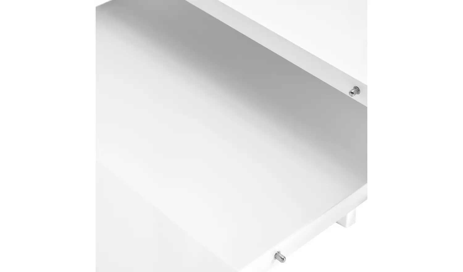 Argos Home Miami Extending White Dining Table &6 Grey Chairs