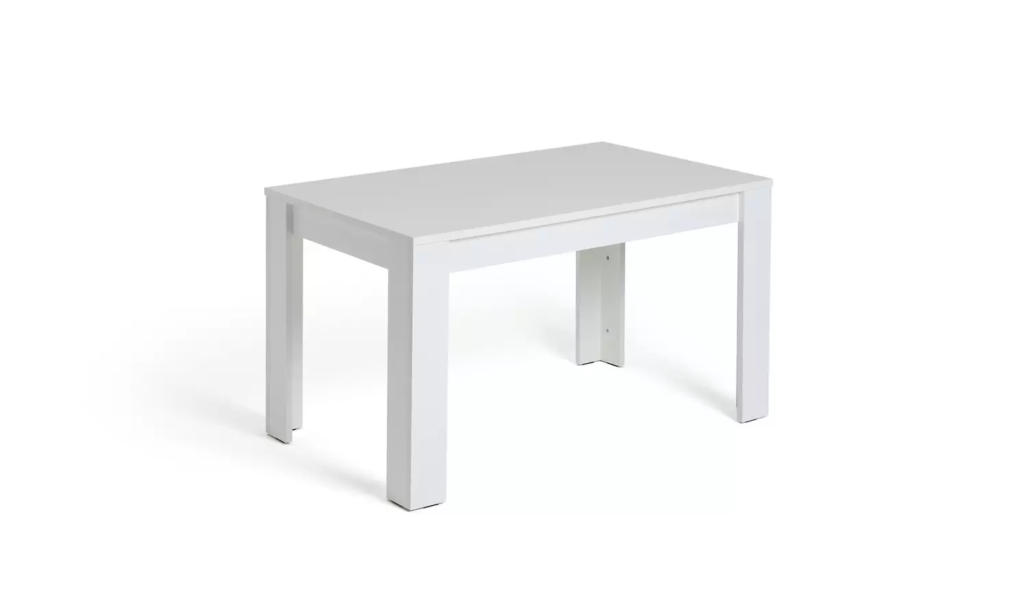 Argos Home Miami White Dining Table & 4 Blue Chairs