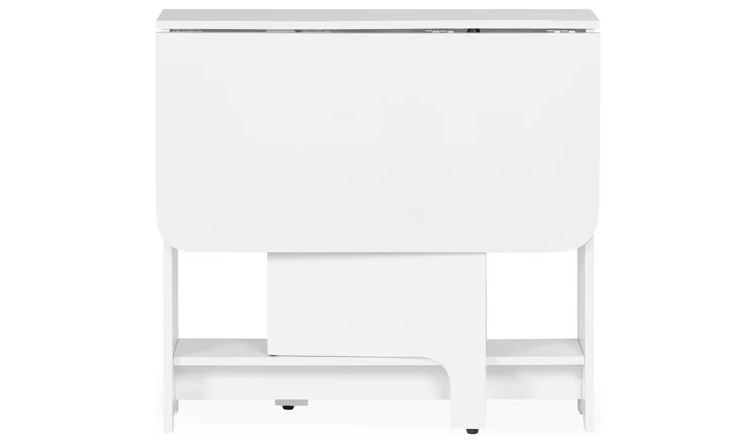 Julian Bowen Gatan White Dining Table & 2 White Chairs