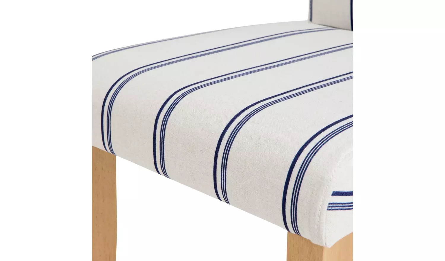 Argos Home Preston Grey Oak Dining Table & 6 White Chairs