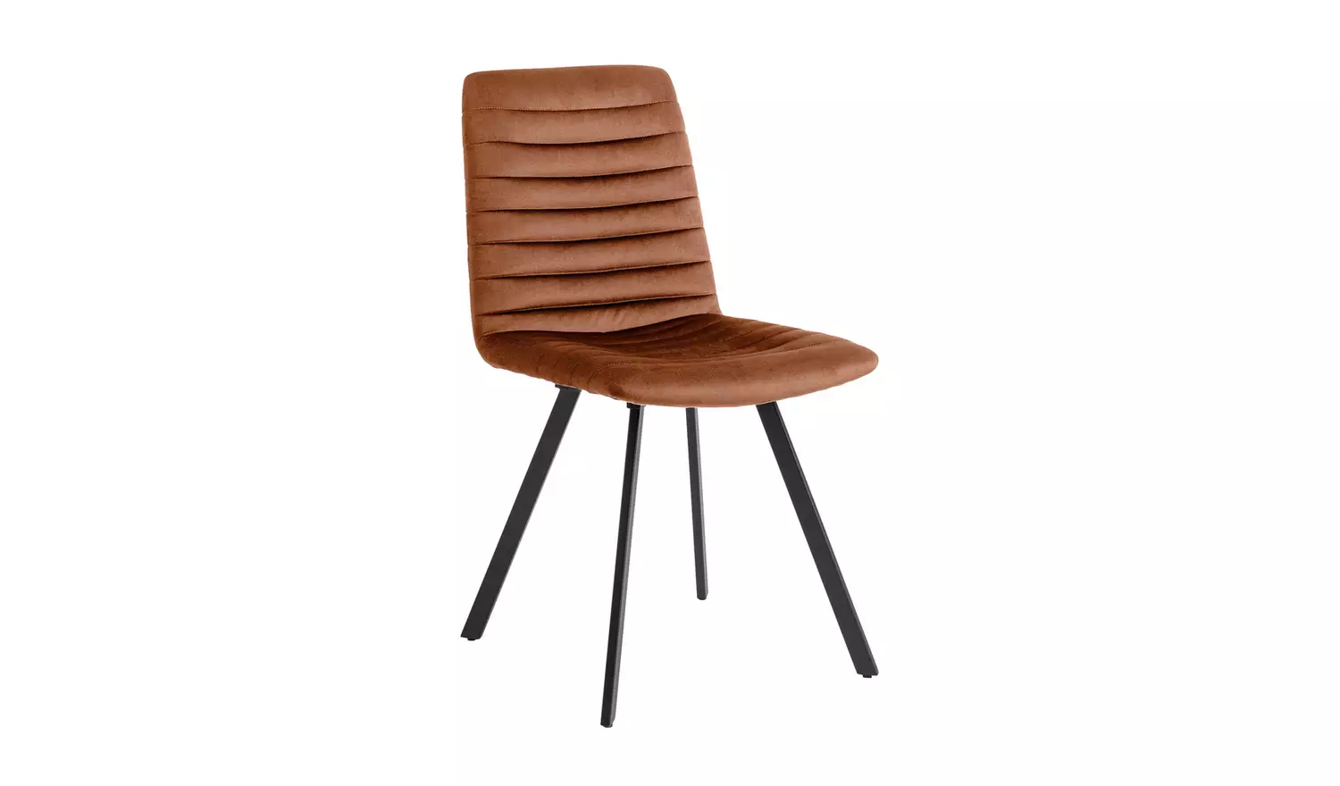 Argos Home Miami Extend White Dining Table & 6 Copper Chairs