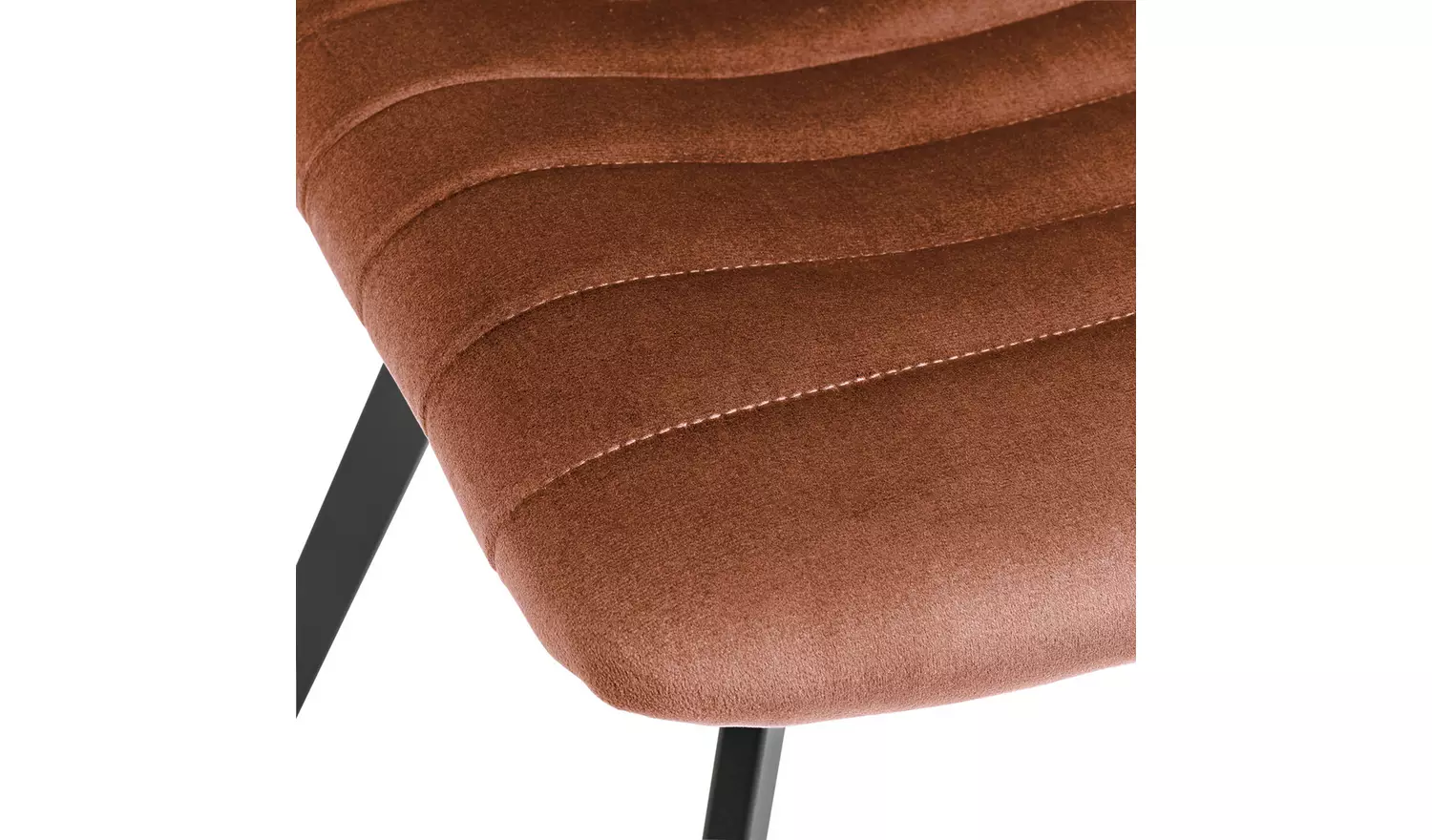 Argos Home Miami White Dining Table & 4 Copper Chairs