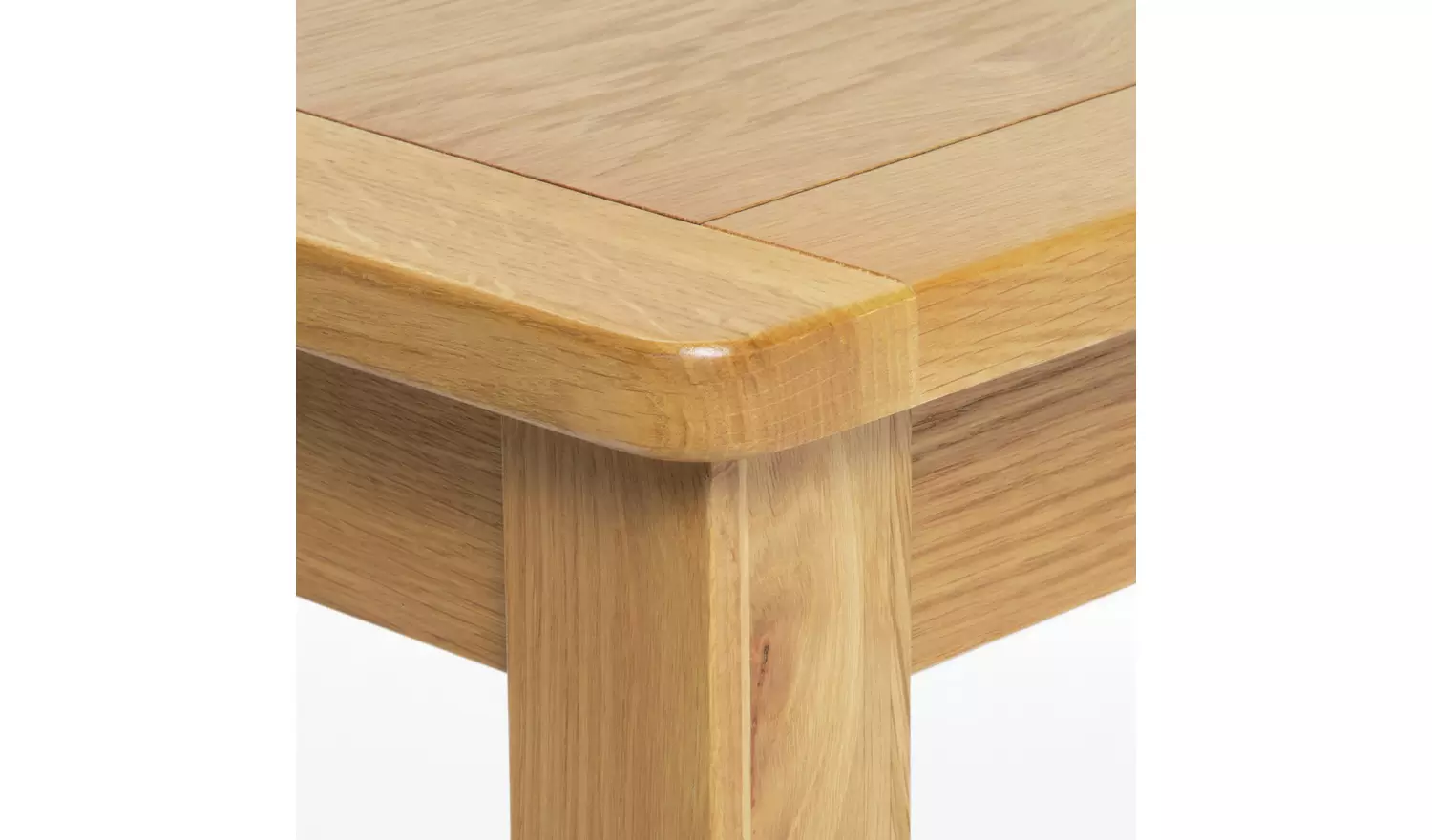 Argos Home Ashwell Oak Dining Table & 2 Oak Brown Chairs