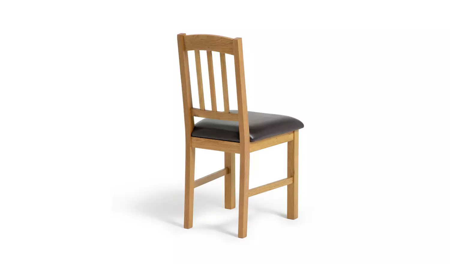 Argos Home Ashwell Oak Dining Table & 2 Oak Brown Chairs