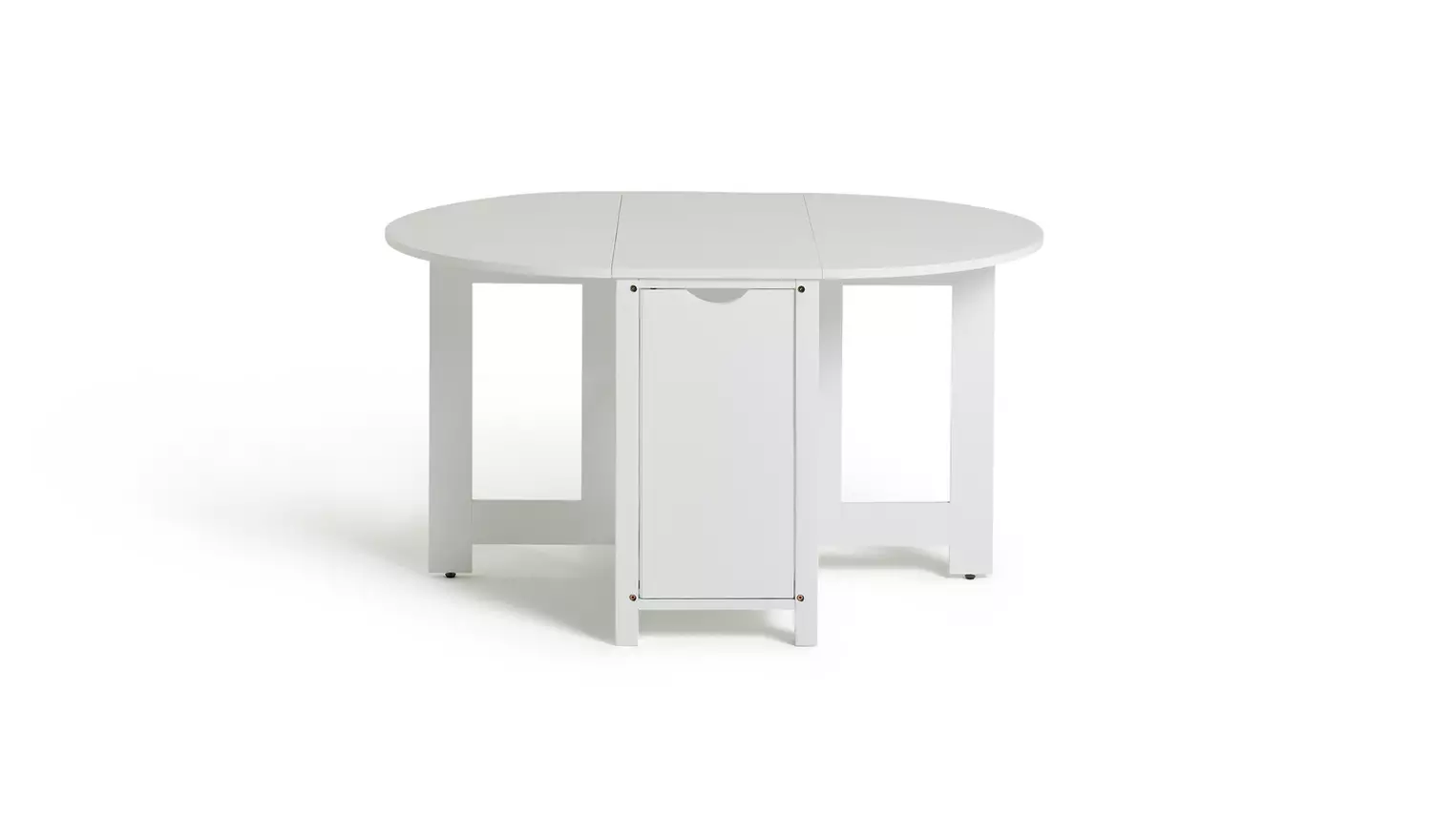 Argos Home Butterfly Ext White Dining Table & 4 White Chairs