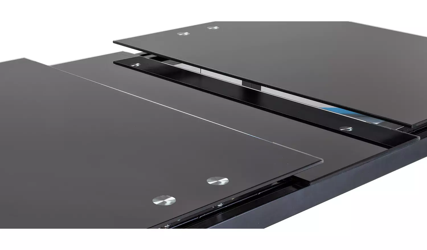 Argos Home Lido Extending Black Dining Table &4 Black Chairs