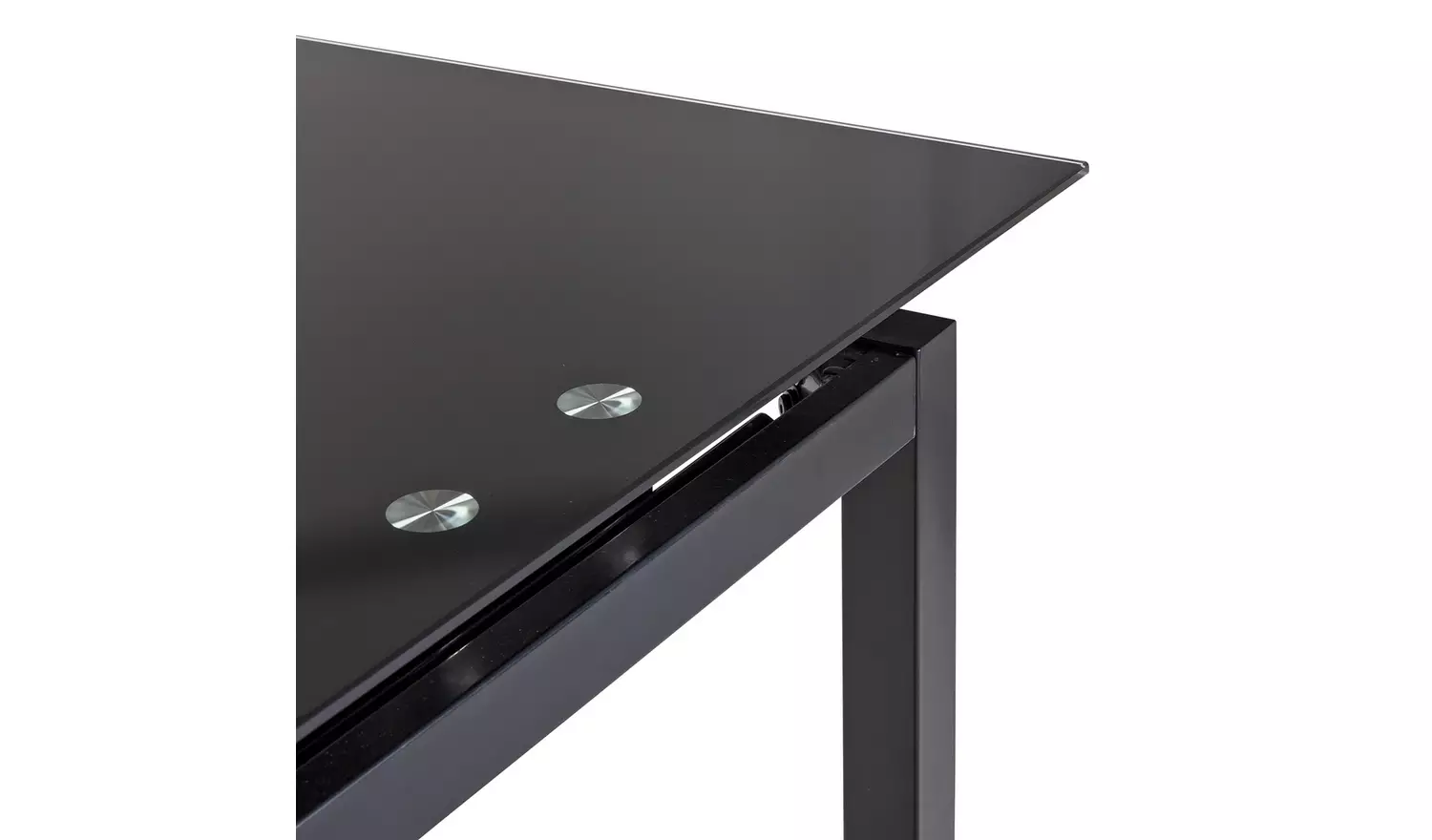 Argos Home Lido Extending Black Dining Table &4 Black Chairs