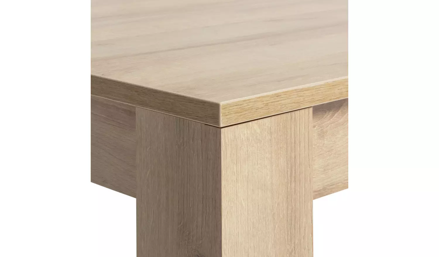 Argos Home Miami Extending Oak Dining Table & 8 Grey Chairs